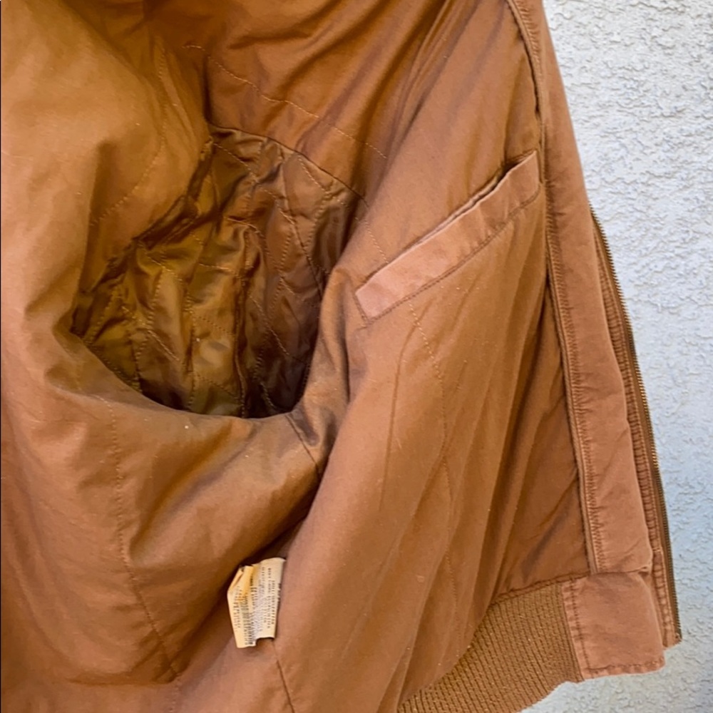 Men’s Vintage Brown Khaki Neutral Tan Levi’s Utility Barn Jacket Coat XXL 2XL 🧥 - Picture 13 of 13